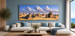 The Pinnacles Desert Panorama Canvas Print