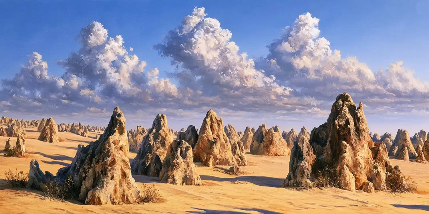 The Pinnacles Desert Panorama Canvas Print
