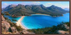 Wineglass Bay Tasmania Panorama Canvas Print