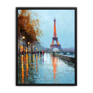 Parisian Sunset Canvas Print