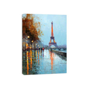 Parisian Sunset Painting