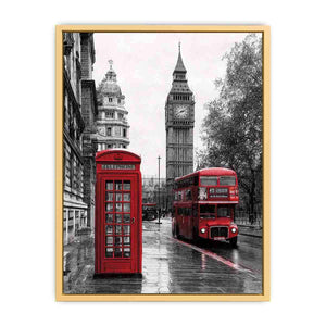 London Calling – Red Bus Streched canvas