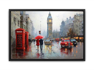 Love in London Canvas Print