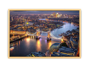 London Bridge Skyline Streched canvas