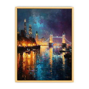 Vintage London Streched canvas