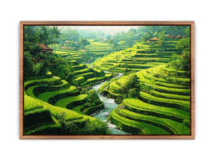 Rice Terrace paddy bali Poster