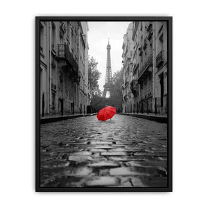Eiffel Tower Street Canvas Print
