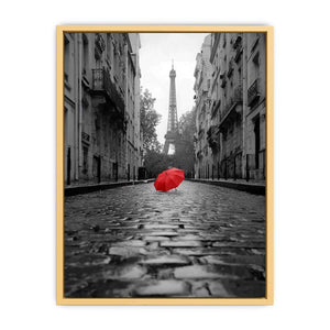 Eiffel Tower Street Streched canvas