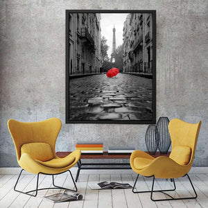 Eiffel Tower Street Painting