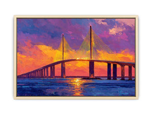 Sunshine Skyway Bridge Art Print
