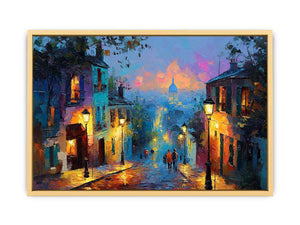 Montmartre Street Streched canvas