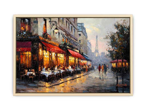 Paris Street Cafe Art Print