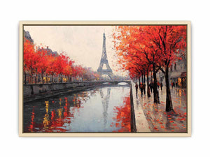 Paris in Autumn Glow Art Print