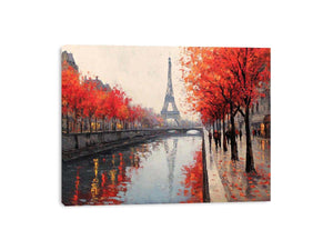 Paris in Autumn Glow Painting
