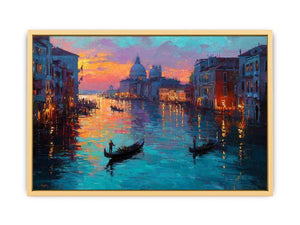 Venice Grand Canal Elegance Streched canvas