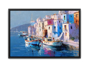 Greek Island Serenity Canvas Print