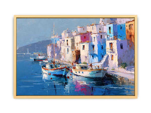 Greek Island Serenity Streched canvas
