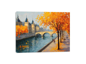 Autumn in Paris Painting