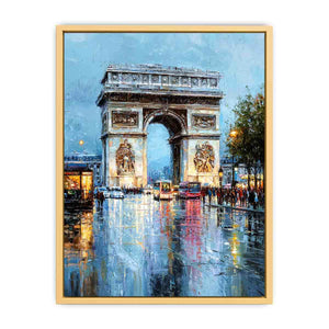 Arc De Triomphe Paris Painting Streched canvas