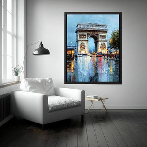Arc De Triomphe Paris Painting Painting