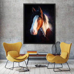 Modern Horse Art Painting Canvas Print