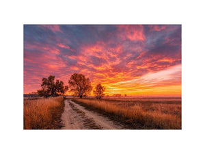 Autumn sunset