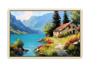 River Cottage Art Print