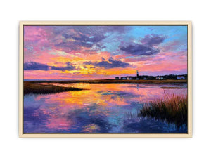 Colorfull sunset Art Print