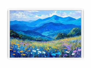 Wildflower Valley Framed Print