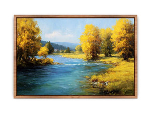Yellow Trees Poster