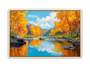Autum Forest landscape Art Print