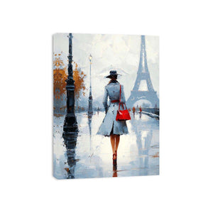 Chic Walk in Paris Painting
