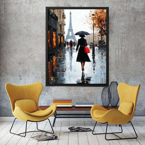 Paris Fashion Stroll Painting
