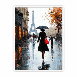 Paris Fashion Stroll Framed Print