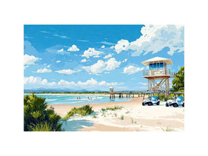 white sand Ausie Beach