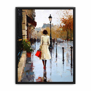 Glamour in Paris Canvas Print