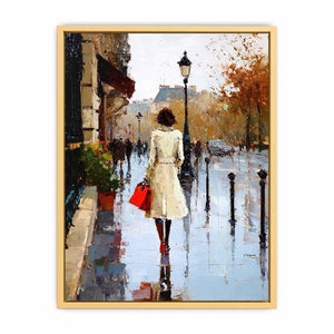 Glamour in Paris Streched canvas
