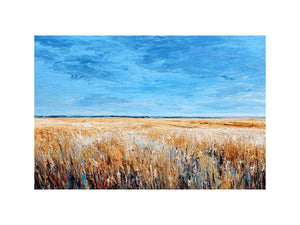 Rustic Farm Landscape Painting