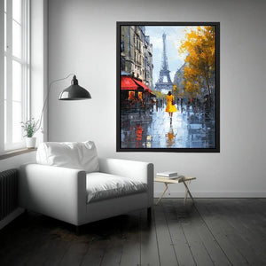 Elegant Walk in Paris Painting