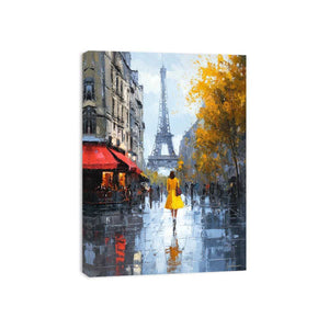 Elegant Walk in Paris Painting