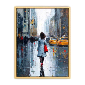 Red Purse Glamour Streched canvas