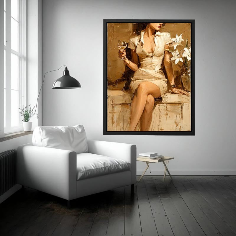 Scarlet Evening Painting