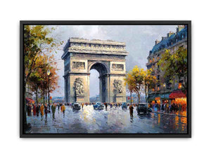 Arc De Triomphe Paris Canvas Print