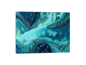 Abstract Sea Movement Framed Print