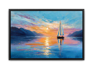 Classic Sailboat Canvas Print
