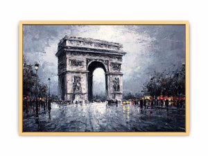 Arc De Triomphe Paris Streched canvas
