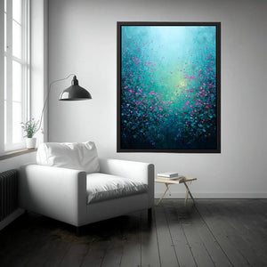 Impressionist Floral Landscape Painting