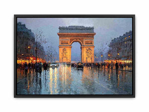 Arc De Triomphe Paris Canvas Print