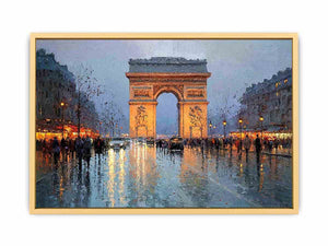 Arc De Triomphe Paris Streched canvas