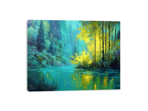 Serenity in Forest Framed Print